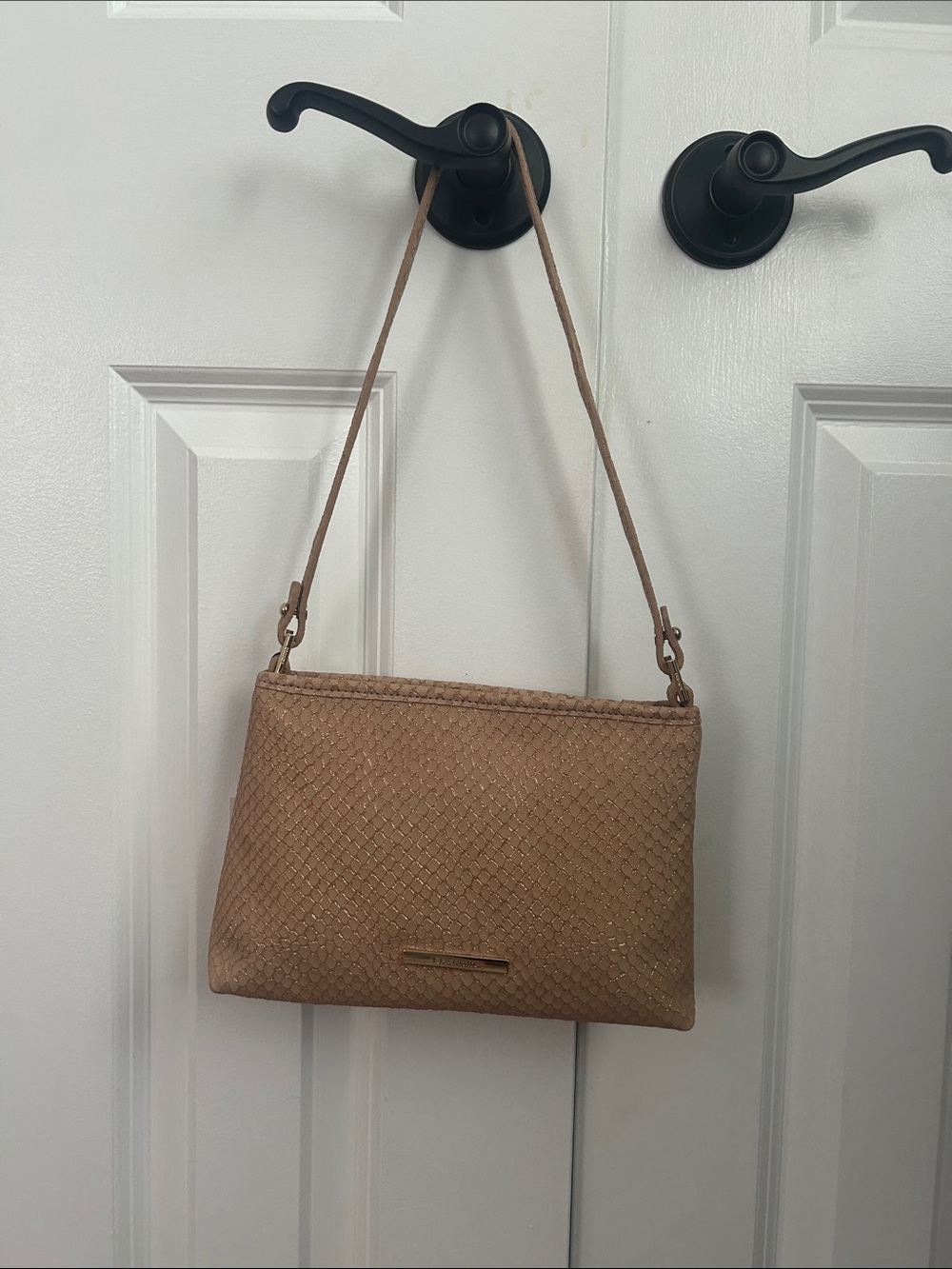 Brahmin Suede Shoulder Bag